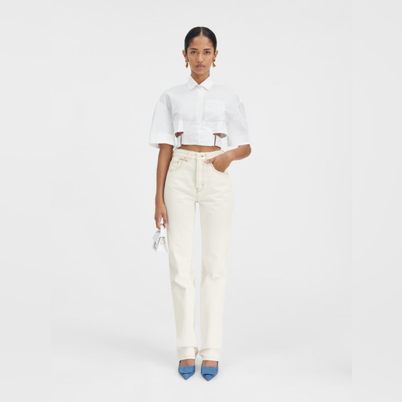 Jacquemus Pants - Jacquemus Le De Nimes Off White Pants BNWT 26